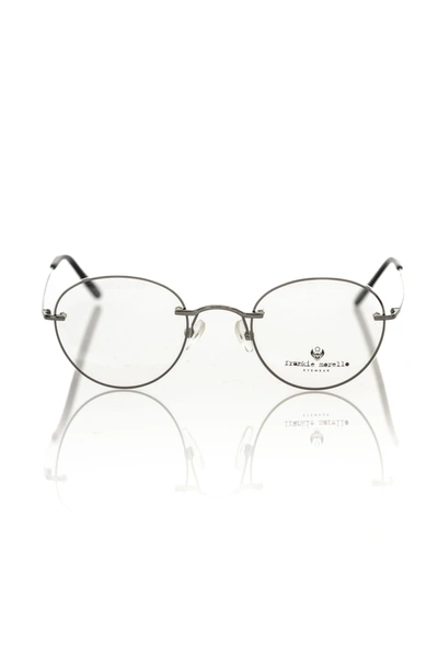 Frankie Morello Grey Metallic Fibre Frame