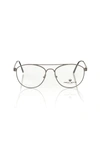 Frankie Morello Gray Metallic Fibre Frame In Gray