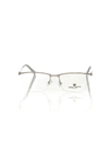 Frankie Morello Silver Metallic Fibre Frame In Silver