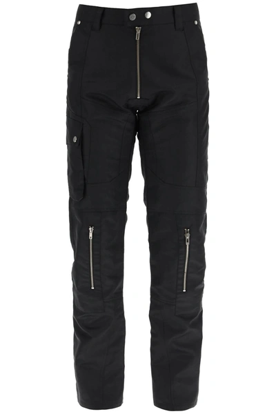 Gmbh Asim Nylon Biker Trousers In Black