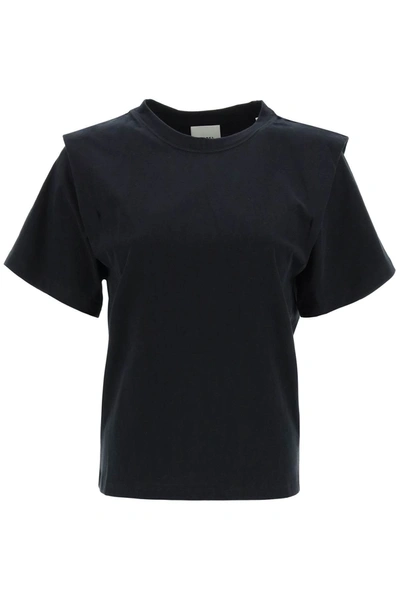Isabel Marant Crew Neck Short-sleeved T-shirt In Black