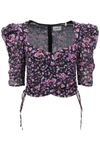 Isabel Marant Étoile Isabel Marant Etoile Printed Cotton Galaror Top In Mixed Colours