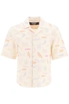 Jacquemus La Chemise Aouro Canvas Shirt In Mixed Colours