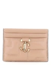 JIMMY CHOO QUILTED NAPPA LEATHER CARD HOLDER