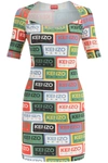 Kenzo Synthetic Fibers Dress In Multicolor