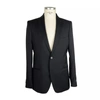 MADE IN ITALY BLACK WOOL VERGINE SUIT