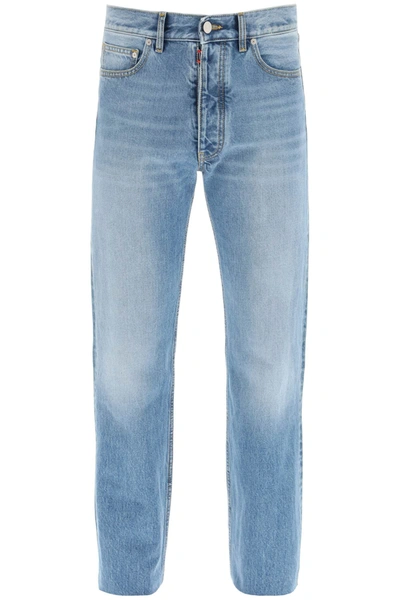 Maison Margiela Five-pocket Straight Jeans In Blue