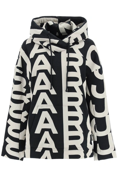 Marc Jacobs Monogram Oversized Hoodie In Mixed Colours