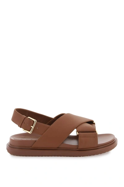 Marni Fussbett Sandals In Brown