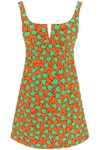 MOSCHINO CHERRY PRINT SHORT DRESS