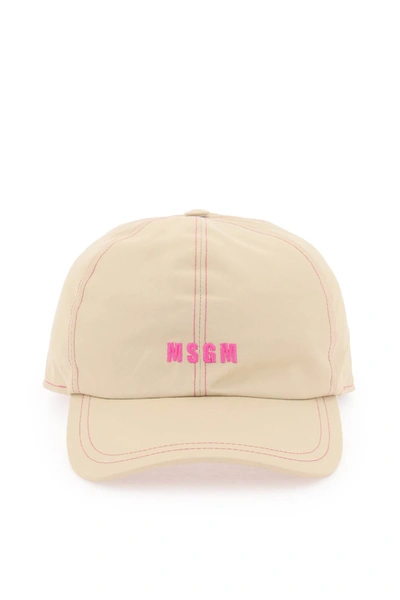 Msgm Hat In Mixed Colours