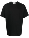 Msgm Logo-print T-shirt In Black,white