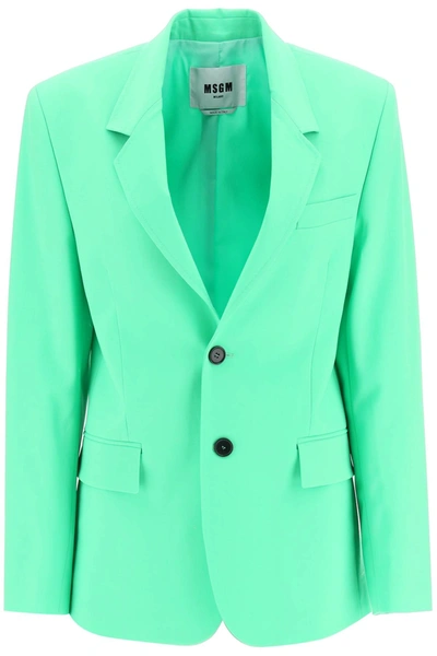 Msgm Jacket  Woman Color Green