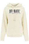 Off-white Big Logo Hoodie In Beige