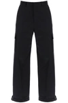 OFF-WHITE WIDE-LEG CARGO trousers