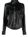 PALM ANGELS LEATHER SHIRT