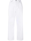 P.a.r.o.s.h Parosh Cropped Straight-leg Jeans In White