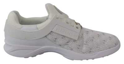 Plein Sport White Polyester Runner Beth Sneakers