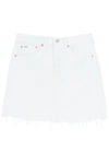 Polo Ralph Lauren Raw-cut Denim Shorts In White