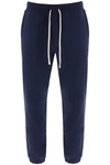 Polo Ralph Lauren Polo Pony Cotton-blend Track Trousers In Blue