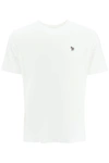 Ps By Paul Smith Logo-patch Organic Cotton T-shirt In White