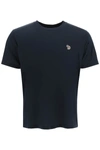 Ps By Paul Smith Ps Paul Smith Womens Zebra T-shirt Woman T-shirt Midnight Blue Size S Organic Cotton In Black