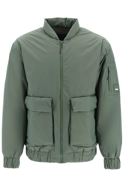 Rains Fuse Bomber Jacket In Green