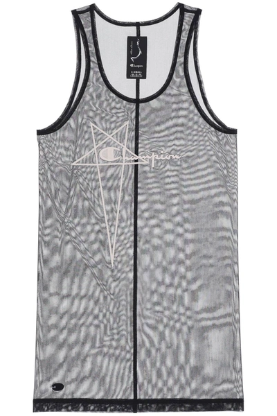 Rick Owens ' Basketball Mini Dress In Black