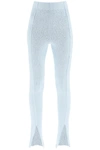 Rotate Birger Christensen Rotate Birgerchristensen Leggings Aliciana In Light Blue