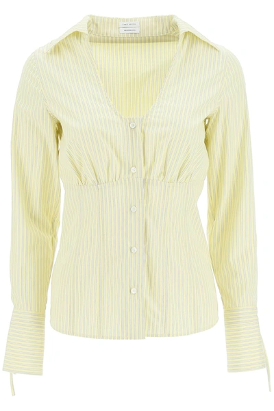 Saks Potts 'clark' Poplin Shirt In White