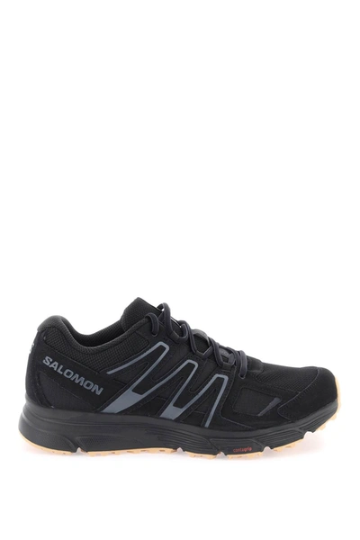Salomon Xmn 4 Suede Sneakers In Black