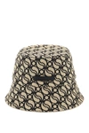 STELLA MCCARTNEY S-WAVE WOVEN STRAW BUCKET HAT