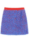 Tory Burch Confetti Tweed Mini Skirt In Mixed Colours