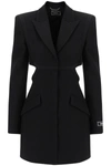 VERSACE BLAZER DRESS WITH CUT-OUTS