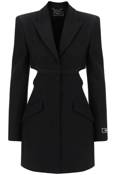 VERSACE BLAZER DRESS WITH CUT-OUTS