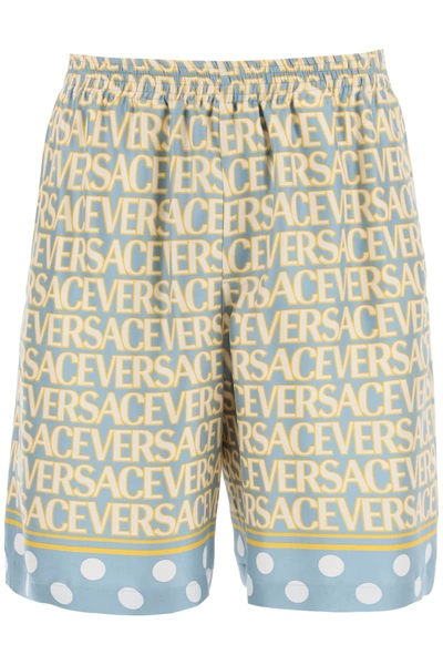 Versace Bermuda Shorts In Mixed Colours