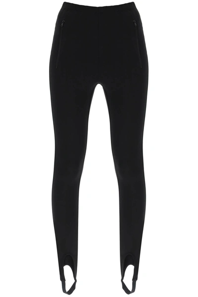 Wardrobe.nyc High-waisted Stirrup Leggings In Black