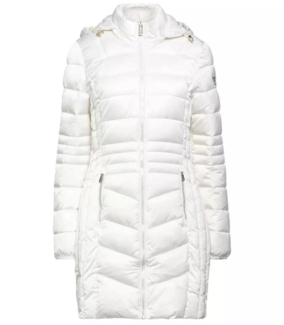 Yes Zee Polyamide Jackets & Women's Coat In White