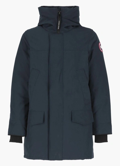 Canada Goose Men's Langford Wool Down Parka In Blue