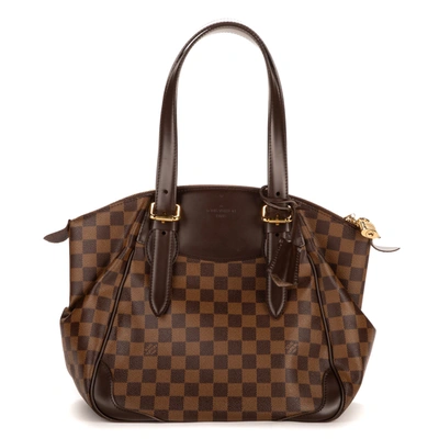 Pre-owned Louis Vuitton Verona Gm In Brown