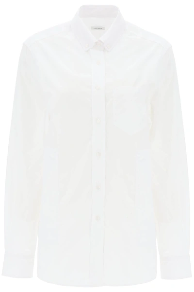 Saks Potts William Long-sleeve Cotton Shirt In White