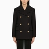 Prada Double-breasted Virgin-wool Coat In Blue