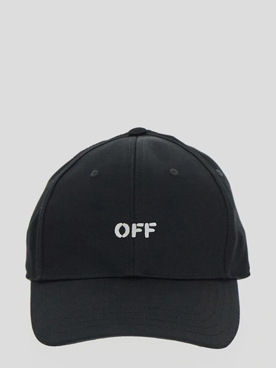 Off-white Baseball Cap In Blackwhite