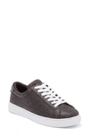 Calvin Klein Gules Logo Monogram Sneaker In Dark Brown 200