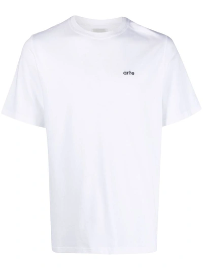 Arte Graphic-print Cotton T-shirt In White