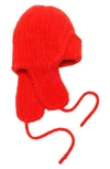 Free People Timber Fuzzy Shaker Trapper Hat In Red