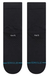 Stance Icon 3-pack Quarter Crew Socks In Black