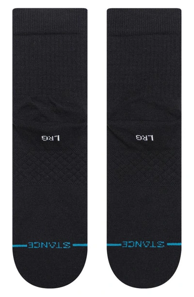 Stance Icon 3-pack Quarter Crew Socks In Black