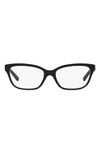 Tiffany & Co 52mm Rectangular Reading Glasses In Black