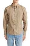 Rag & Bone Fit 2 Cotton Oxford Shirt In Taupe